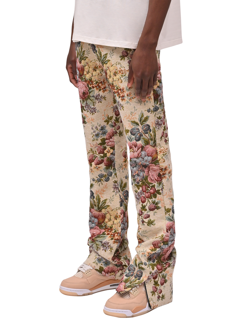 Flare Tapestry Pants - Botanic