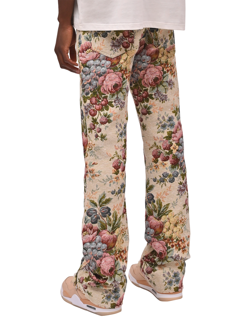 Flare Tapestry Pants - Botanic