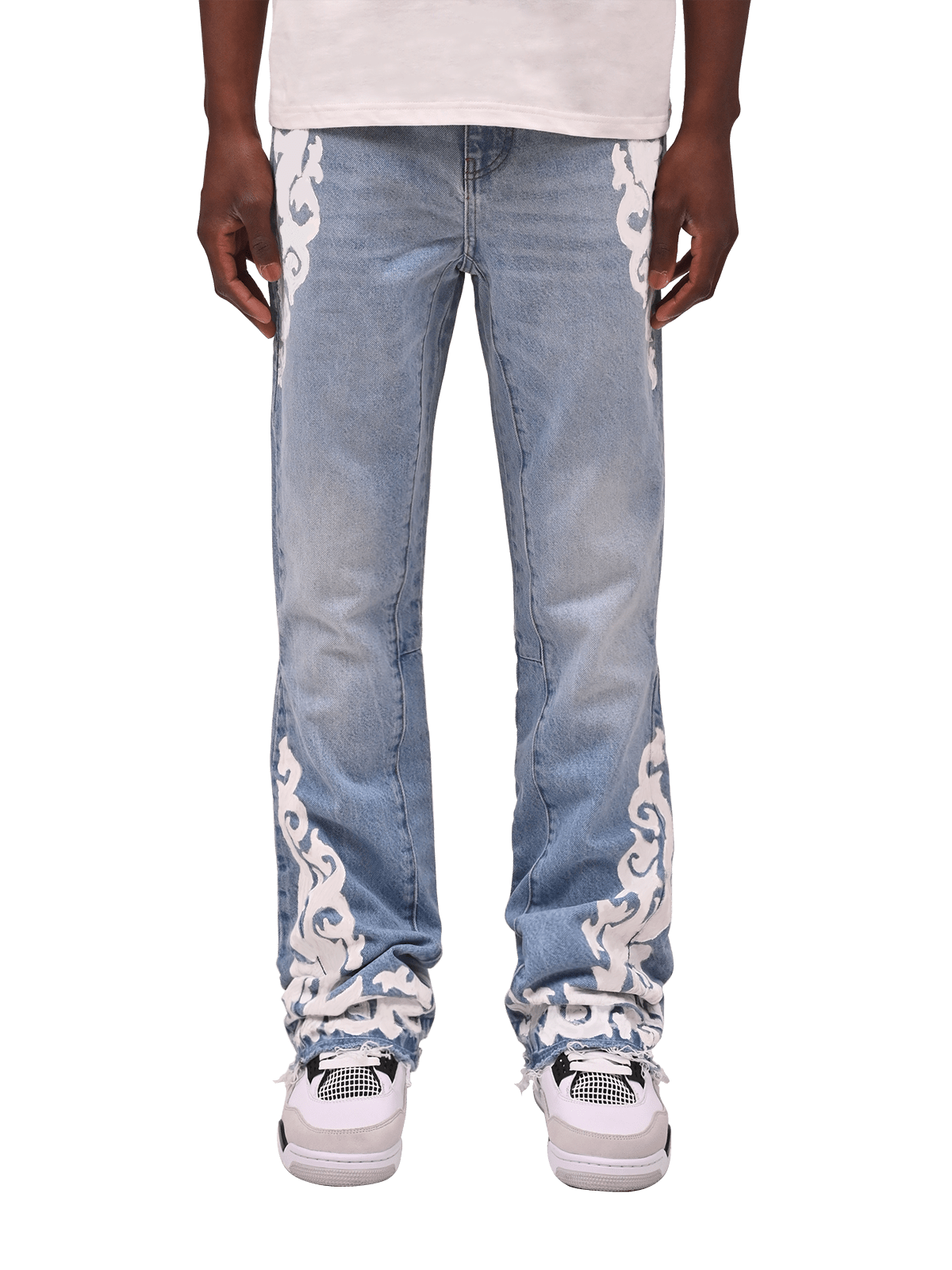 Versailles Flare Denim - Light Stone