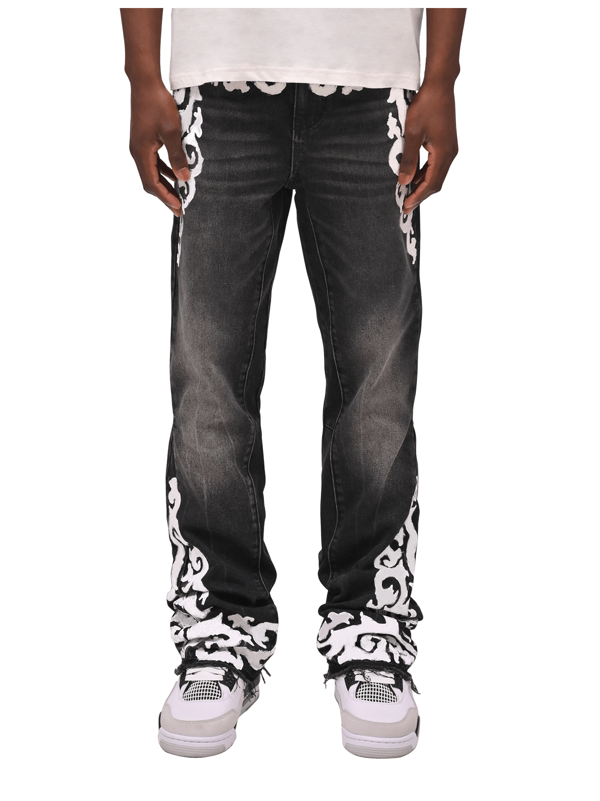 Versailles Flare Denim - Black