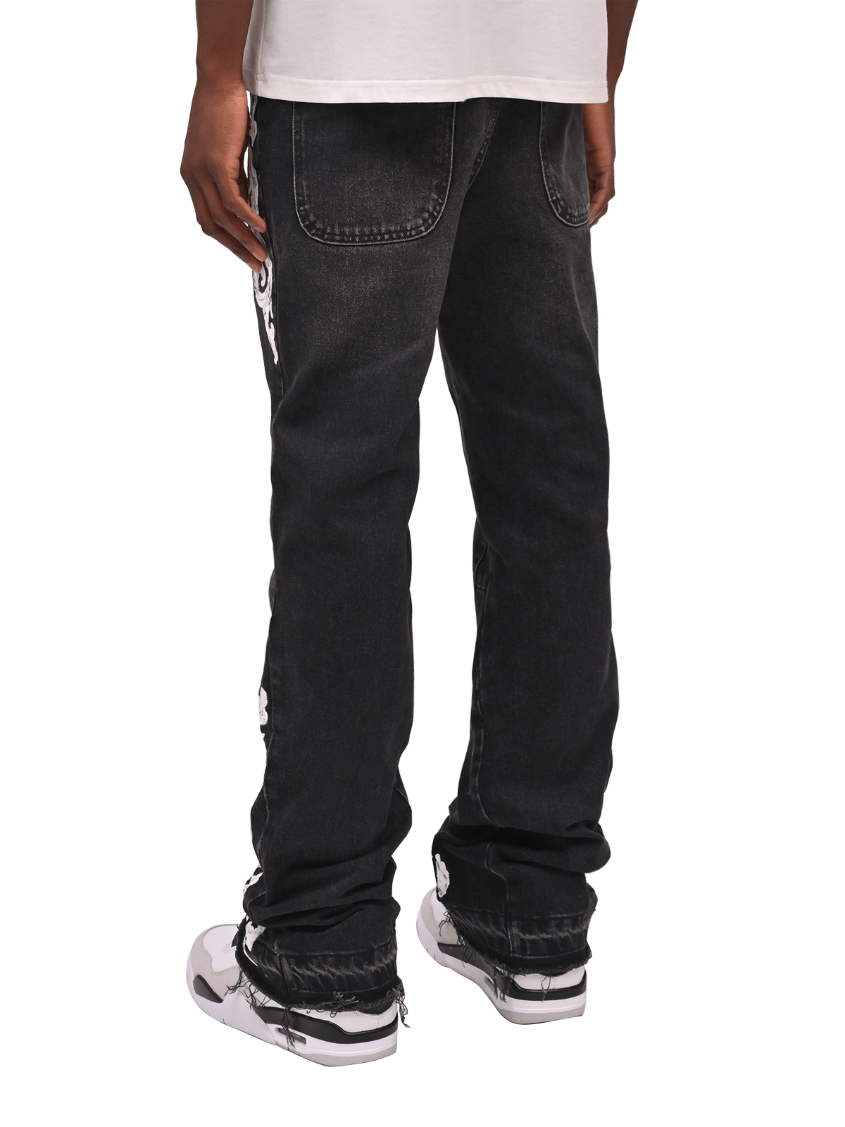 Versailles Flare Denim - Black