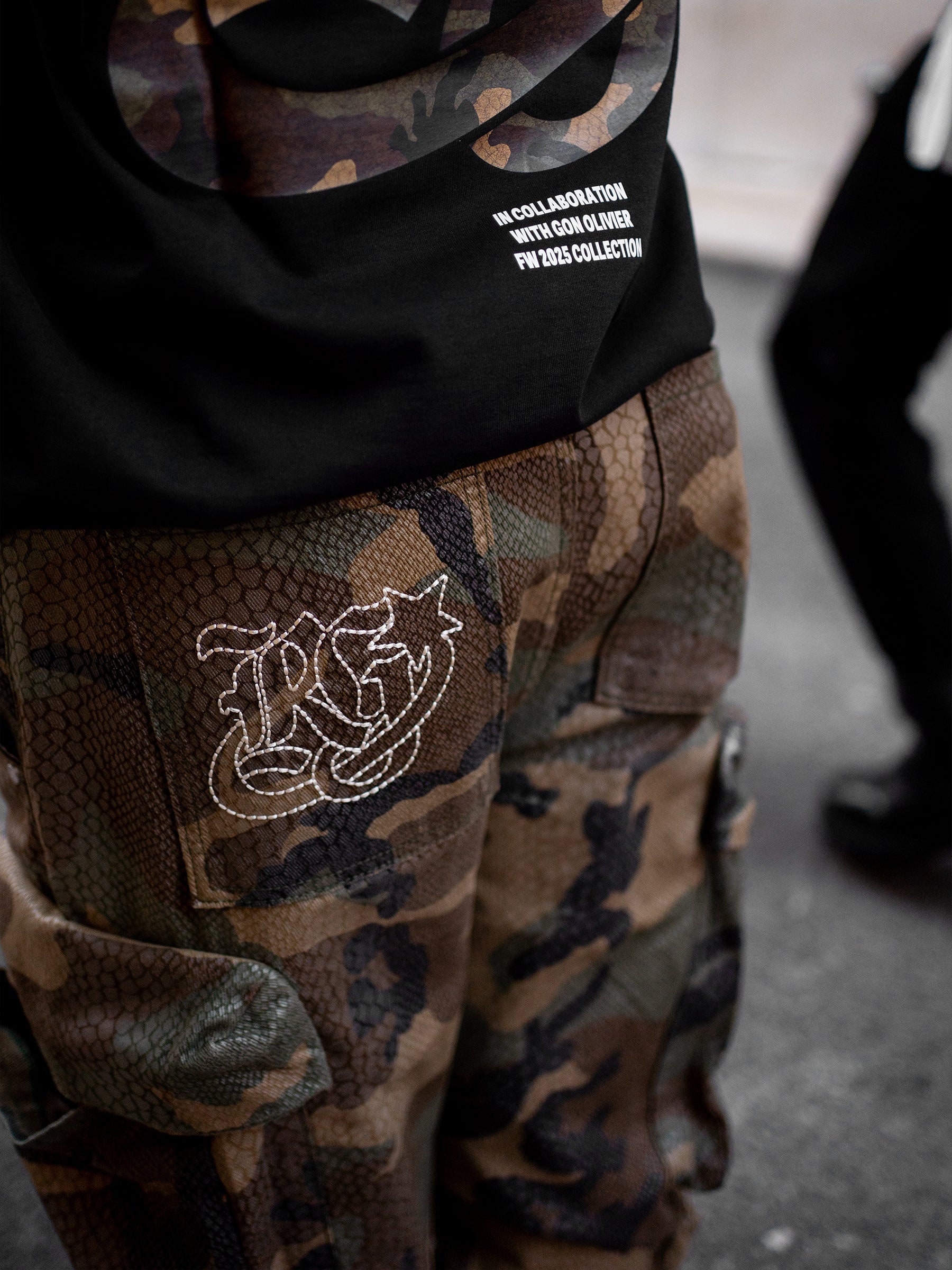 Gon x Reputation Razor Pants - Python Camo