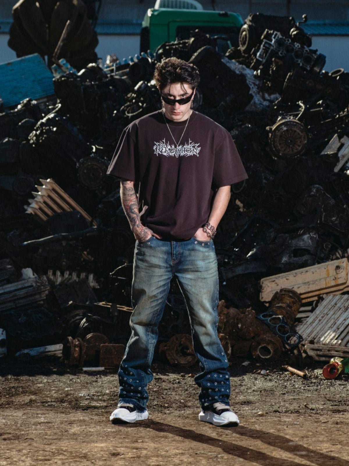 Grunge Tee - Black
