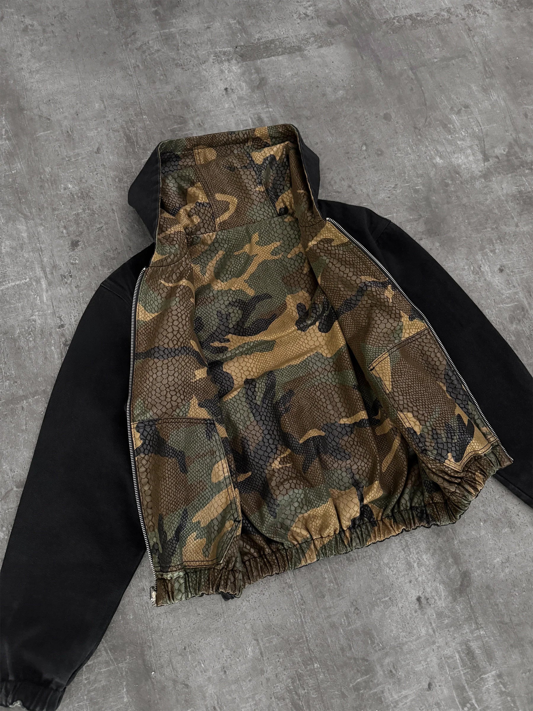 Reversible Python Camo Hoodie