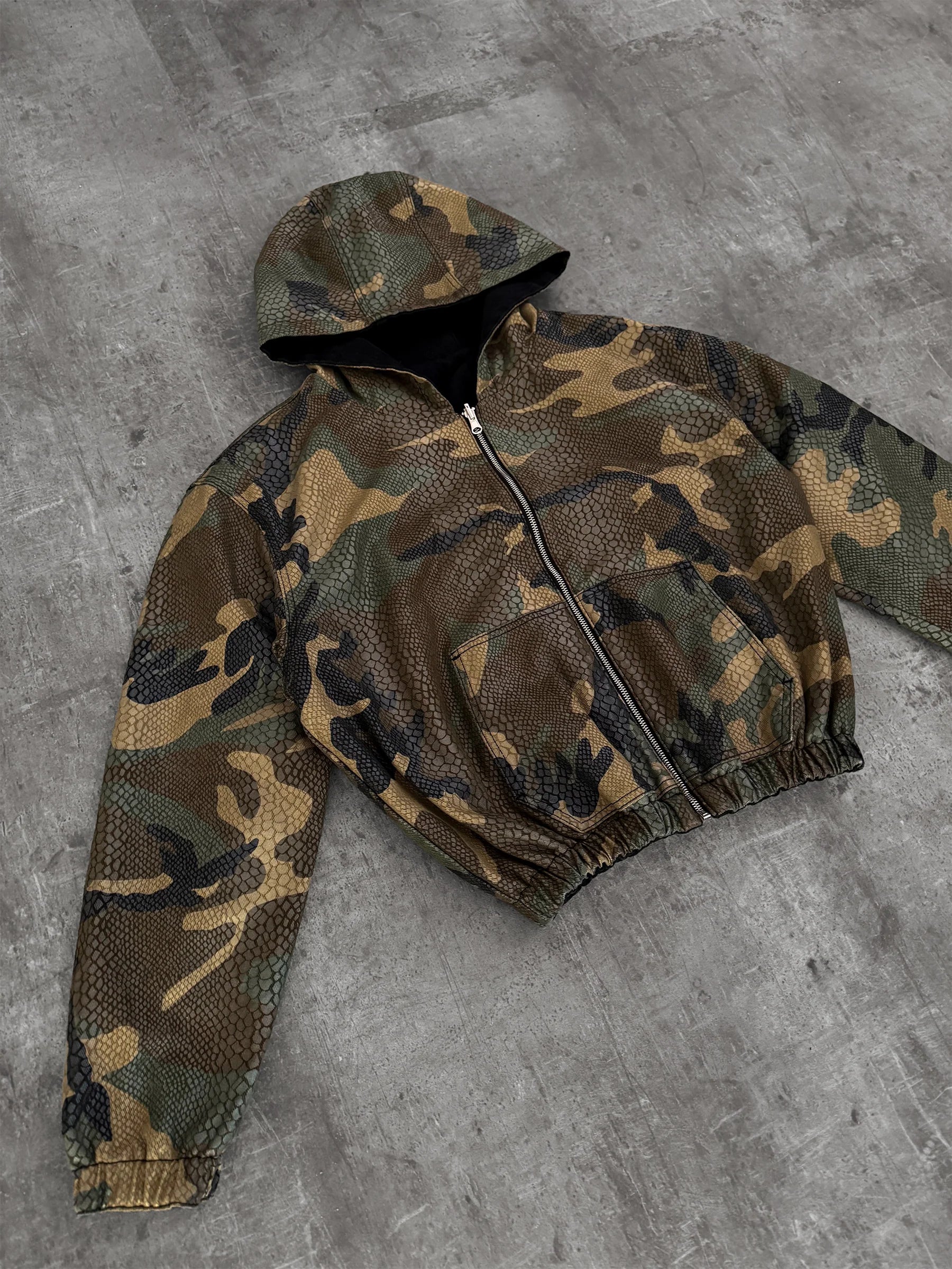 Reversible Python Camo Hoodie