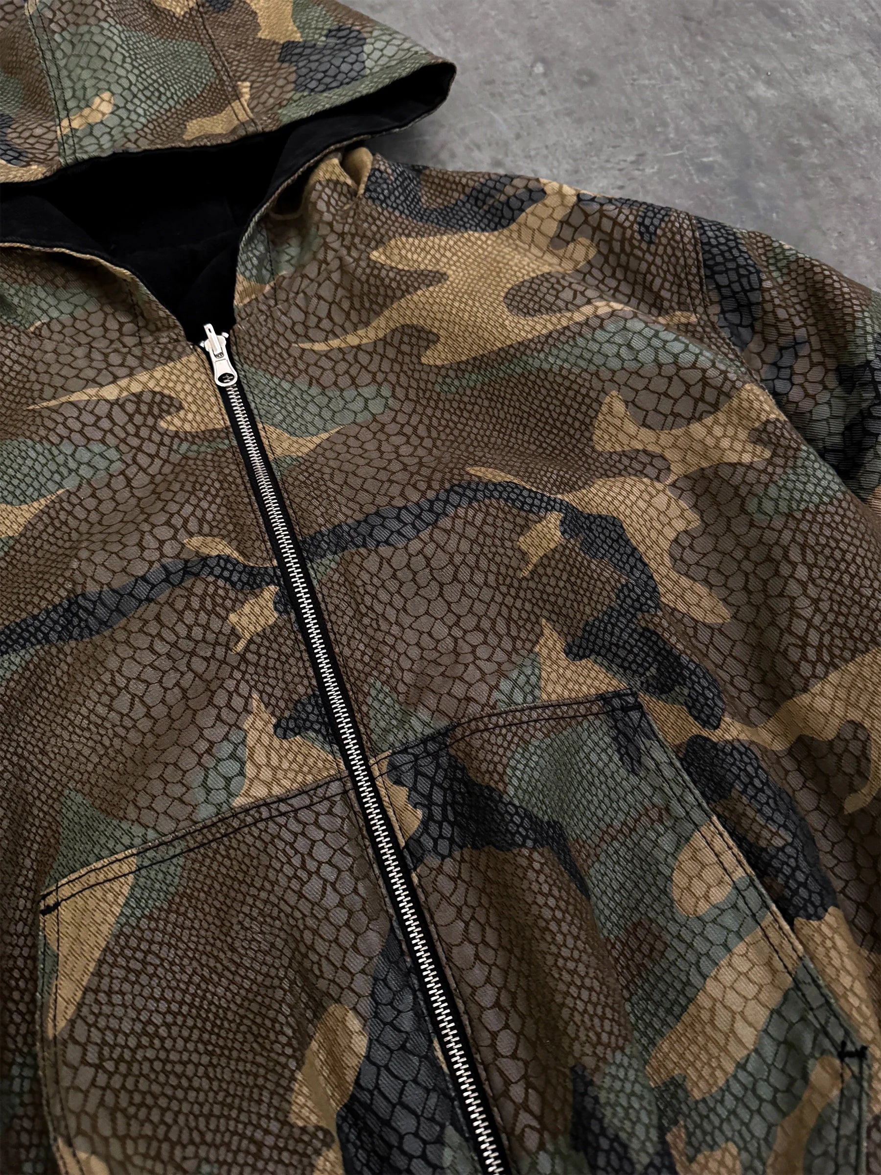 Reversible Python Camo Hoodie