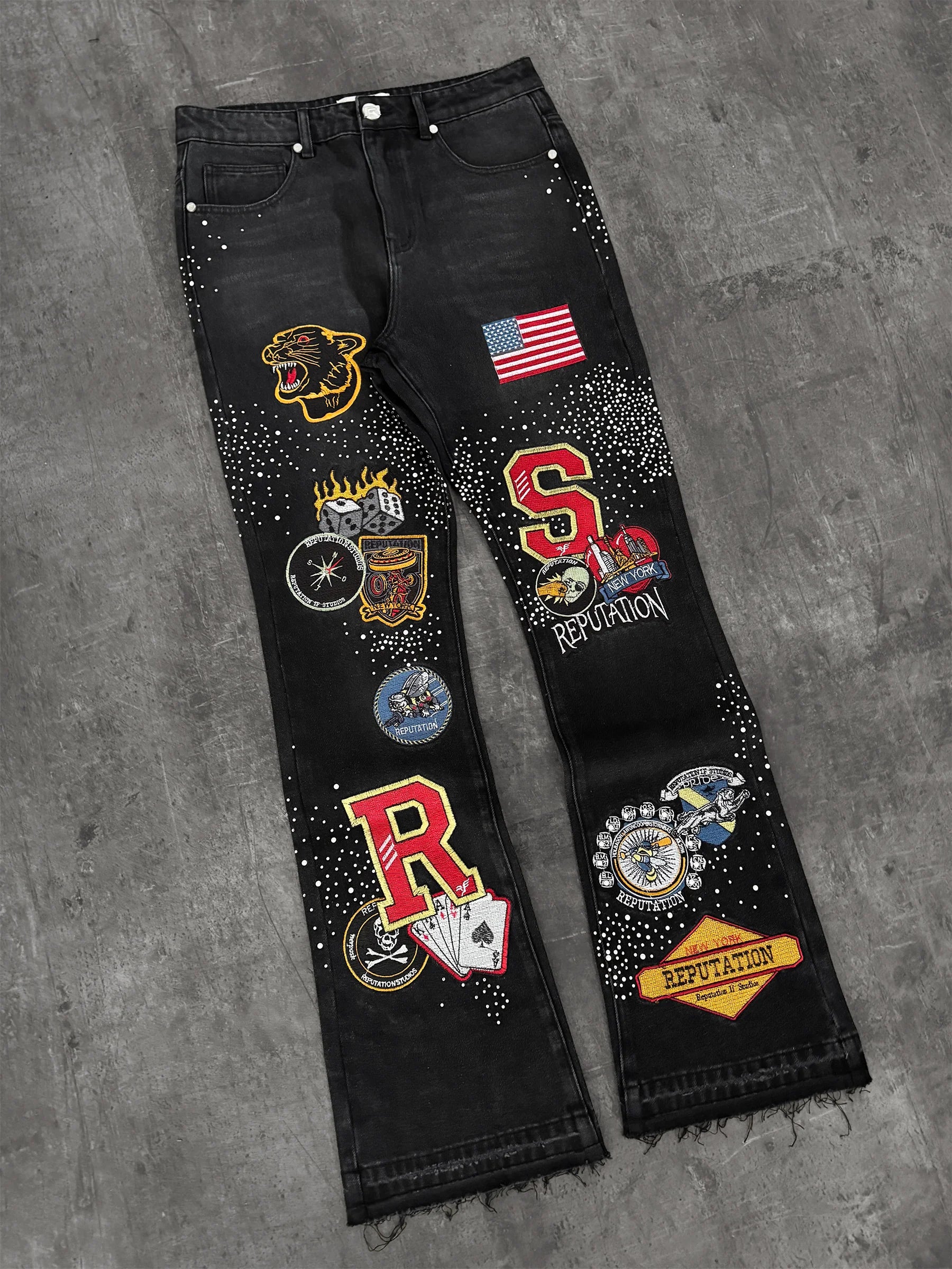 Patch Denim - Black