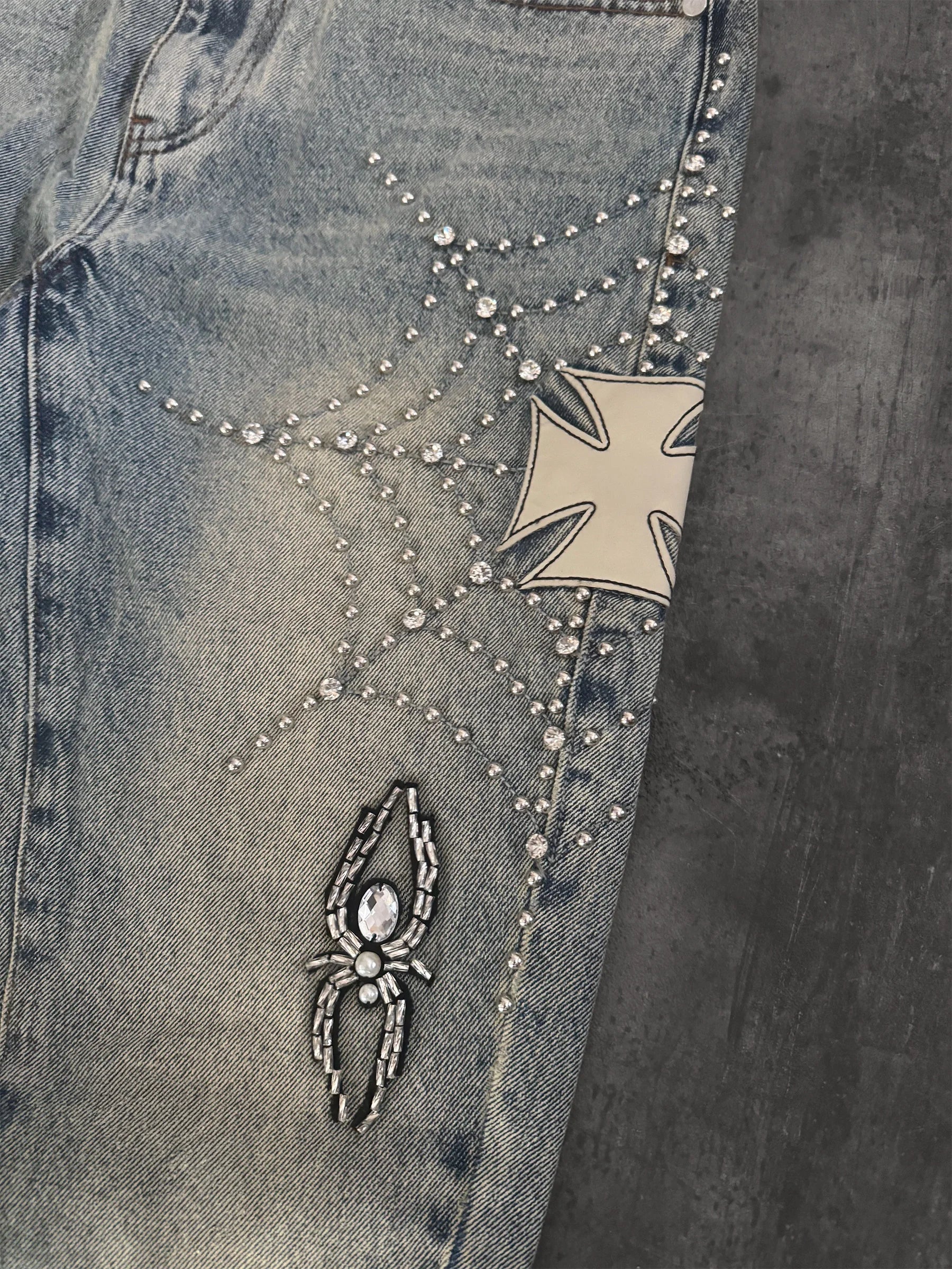 Spider Denim - Cream Wash