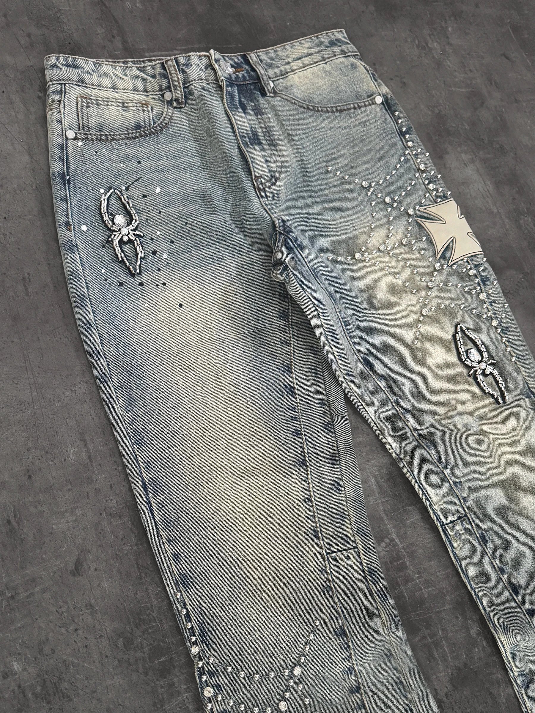 Spider Denim - Cream Wash