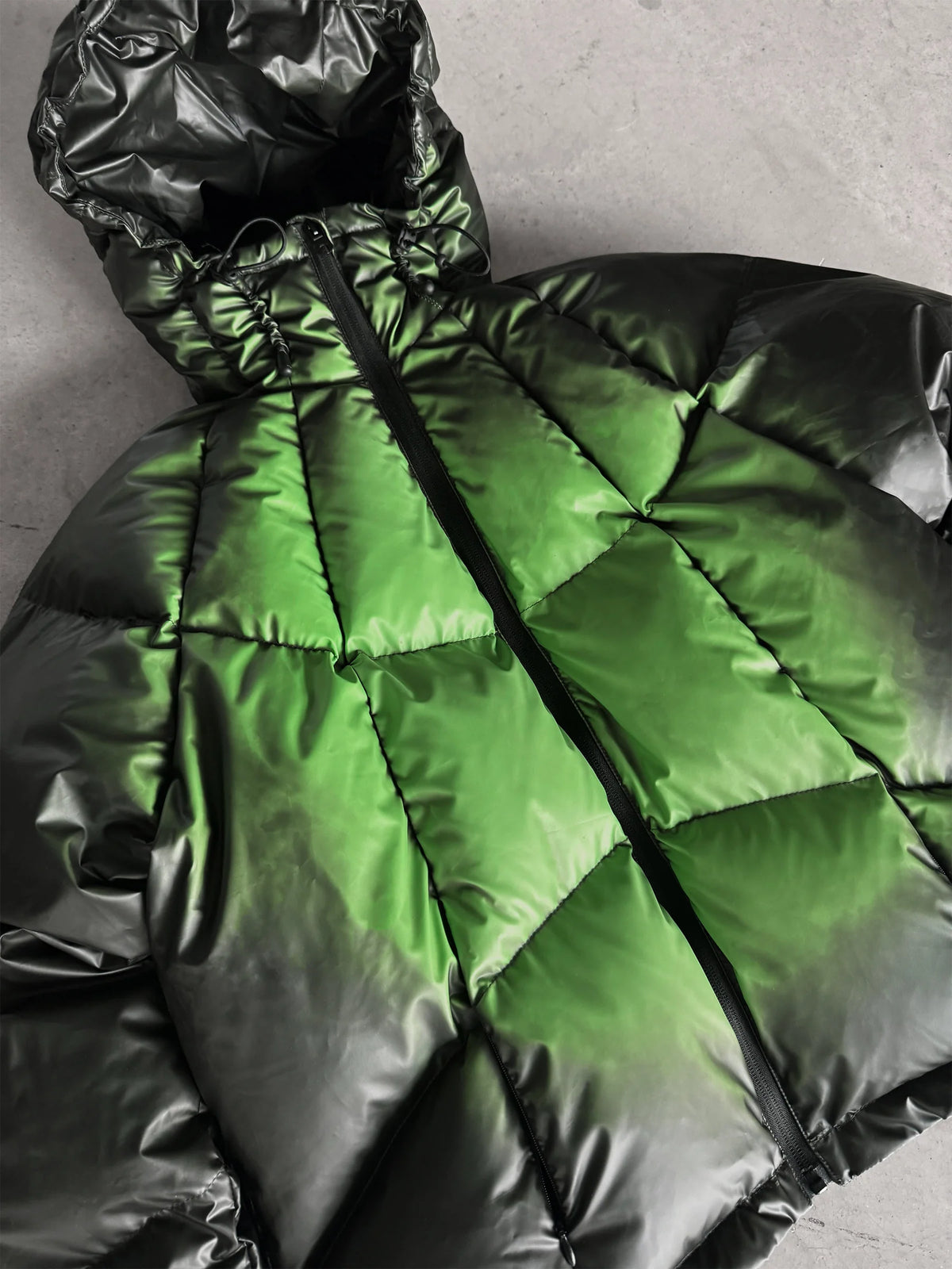 Heat Reactive Puffer - Green