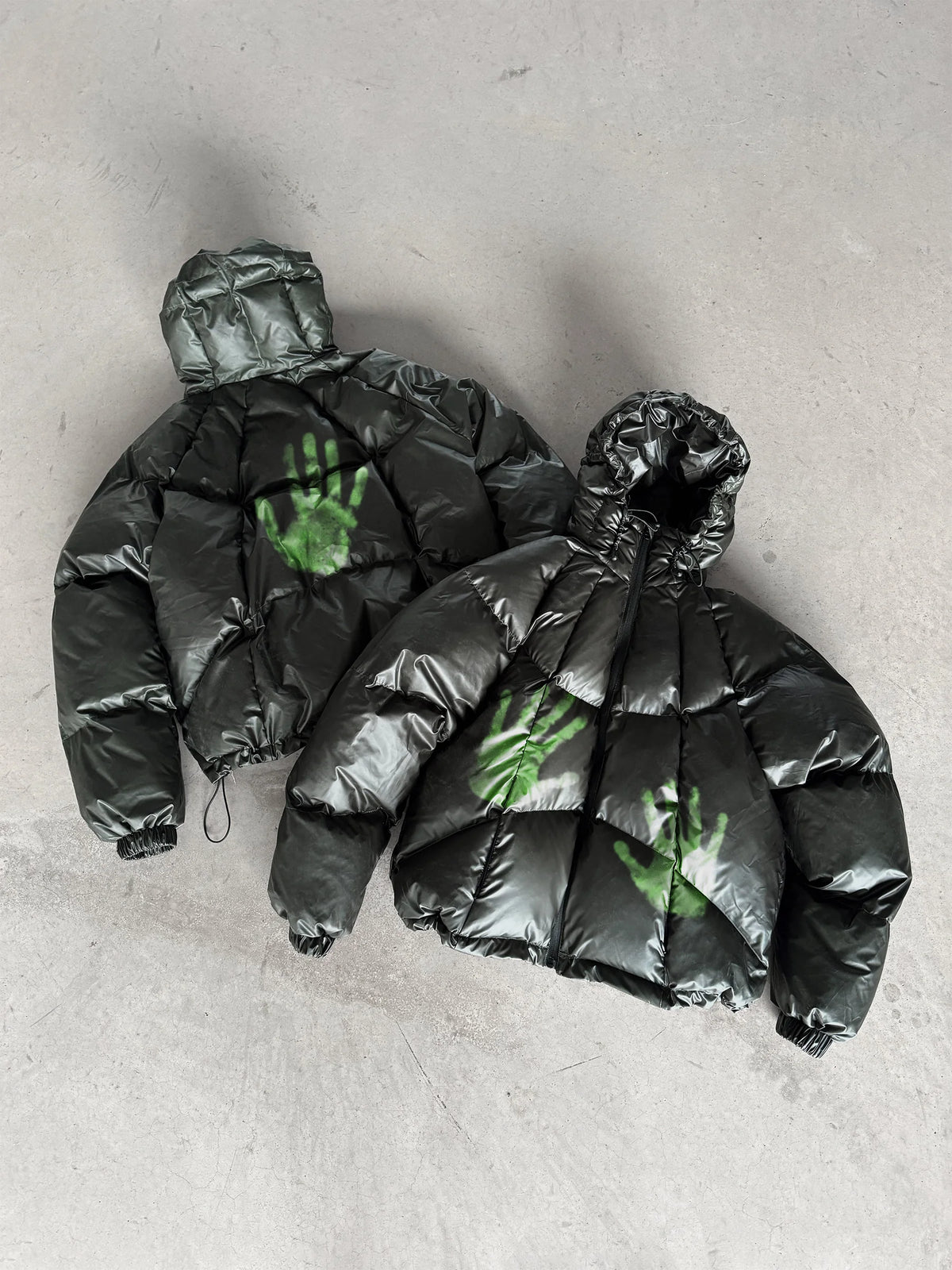 Heat Reactive Puffer - Green