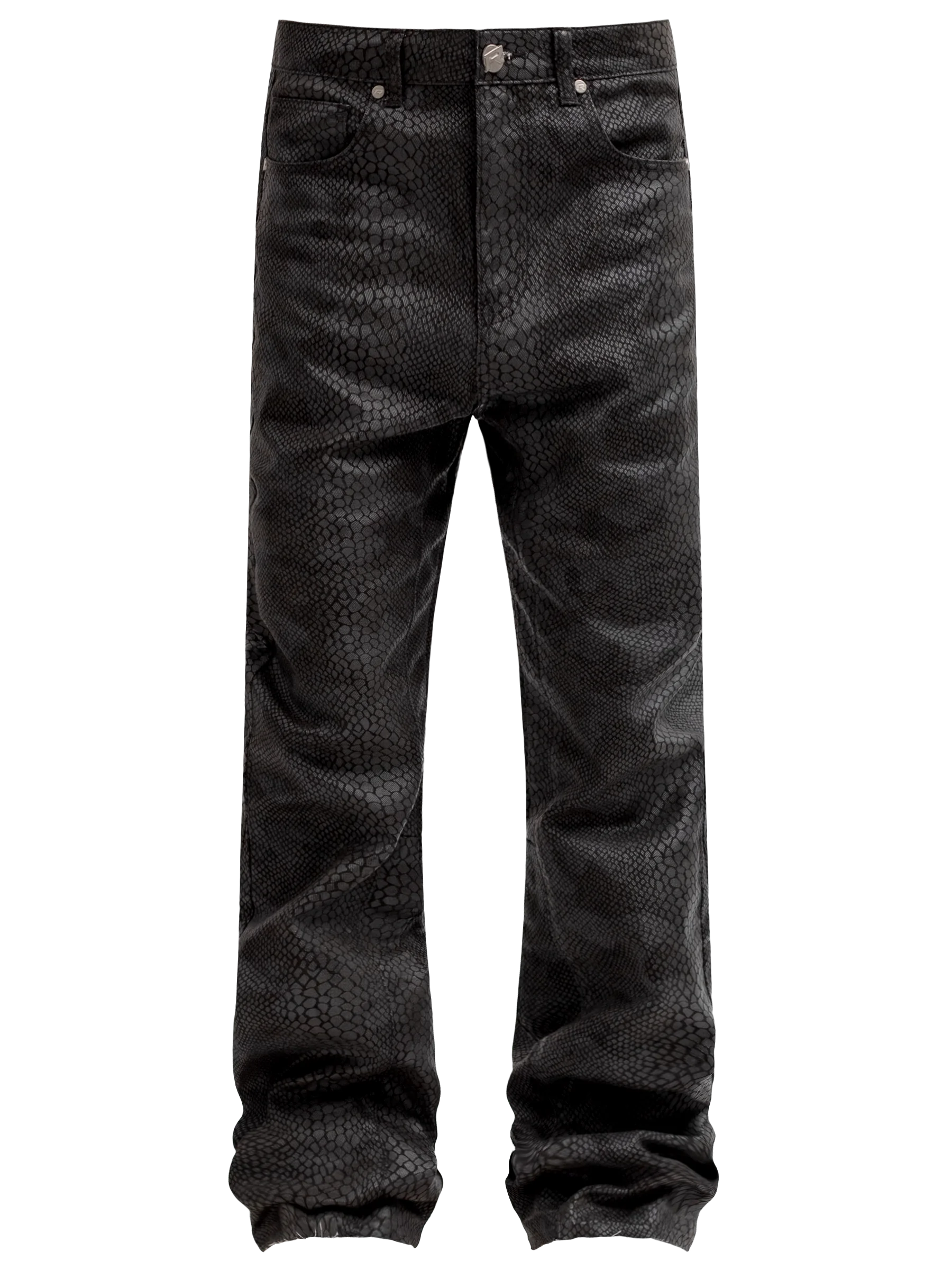 Python Camo Denim - Black