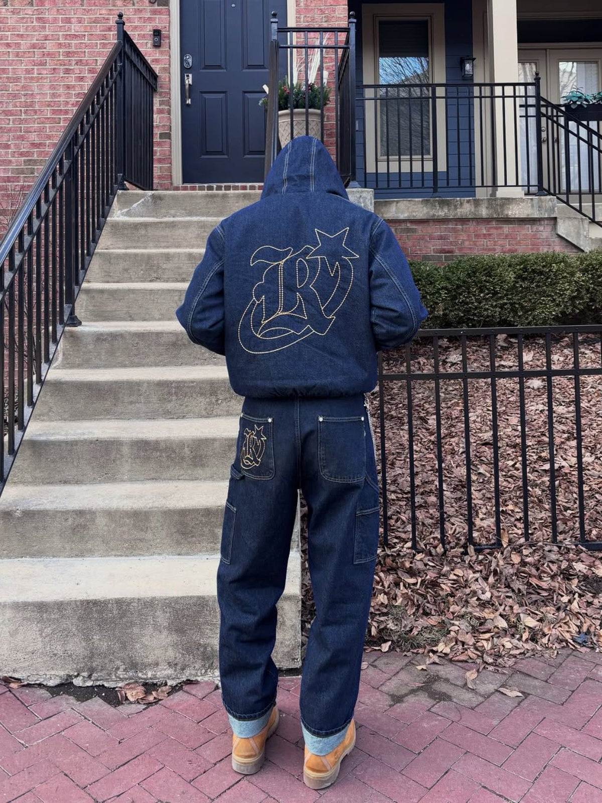 Workwear Denim Hoodie