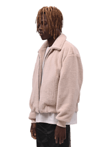 Faux Fur Jacket - Cream
