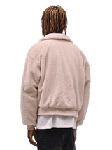 Faux Fur Jacket - Cream