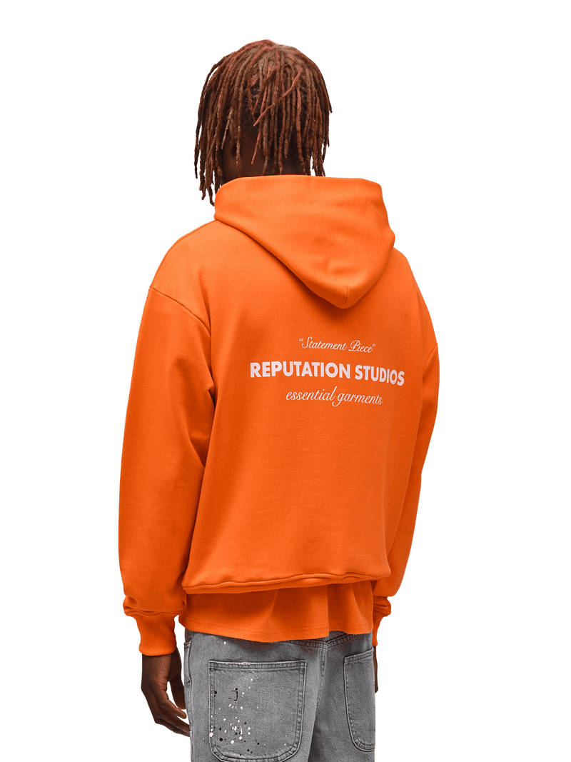 "Statement Piece" Hoodie - Tangerine