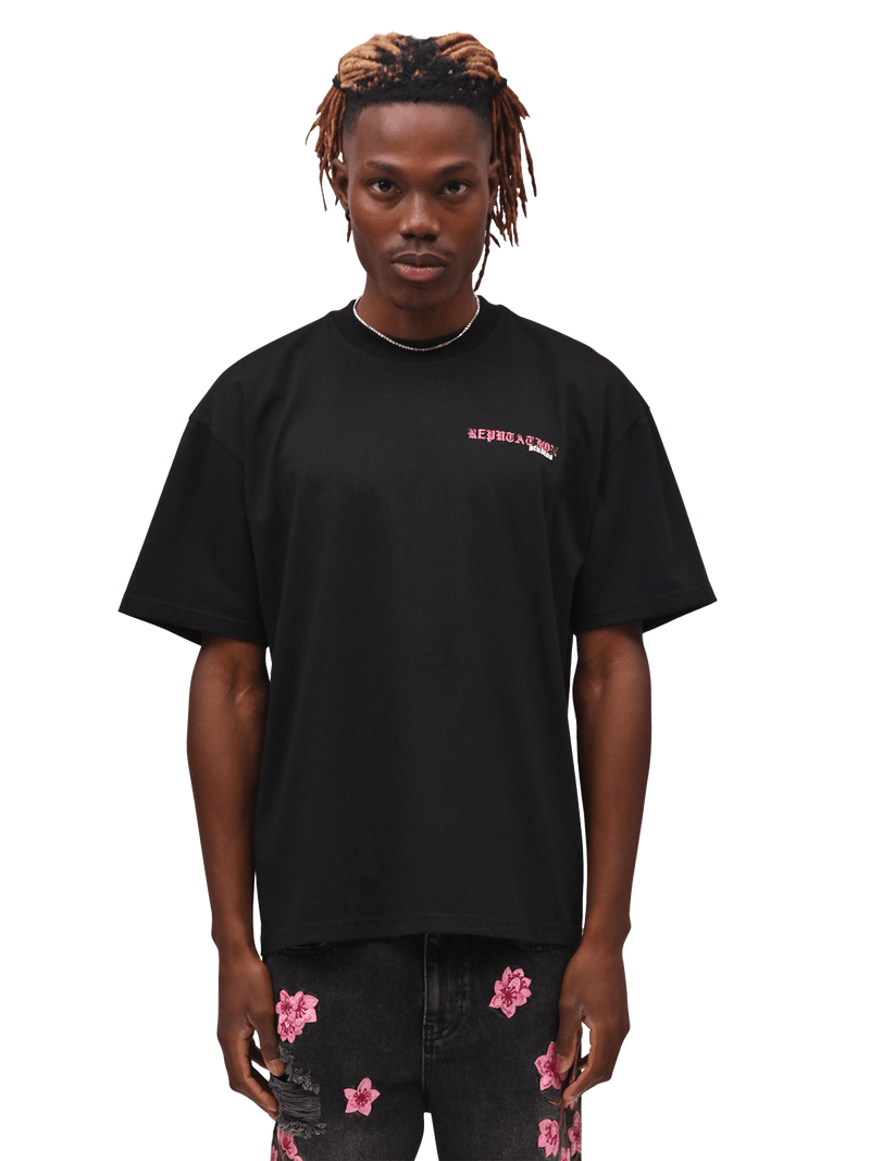 Sakura Graphic Tee - Black
