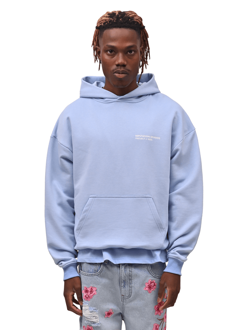 "Statement Piece" Hoodie - Uni Blue