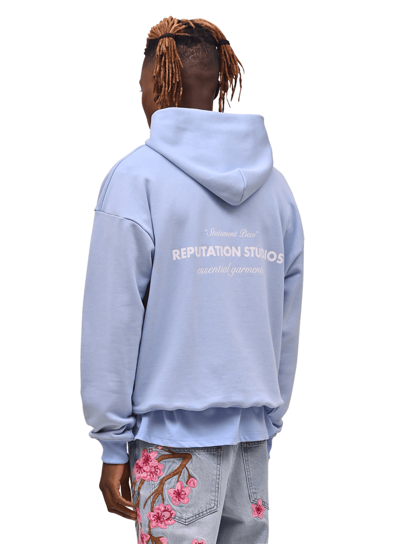"Statement Piece" Hoodie - Uni Blue