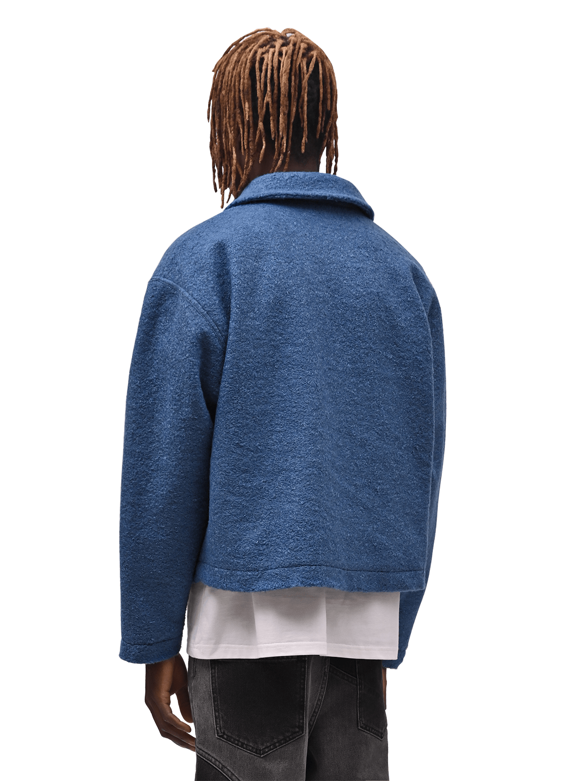 Cropped Jacket - Blue