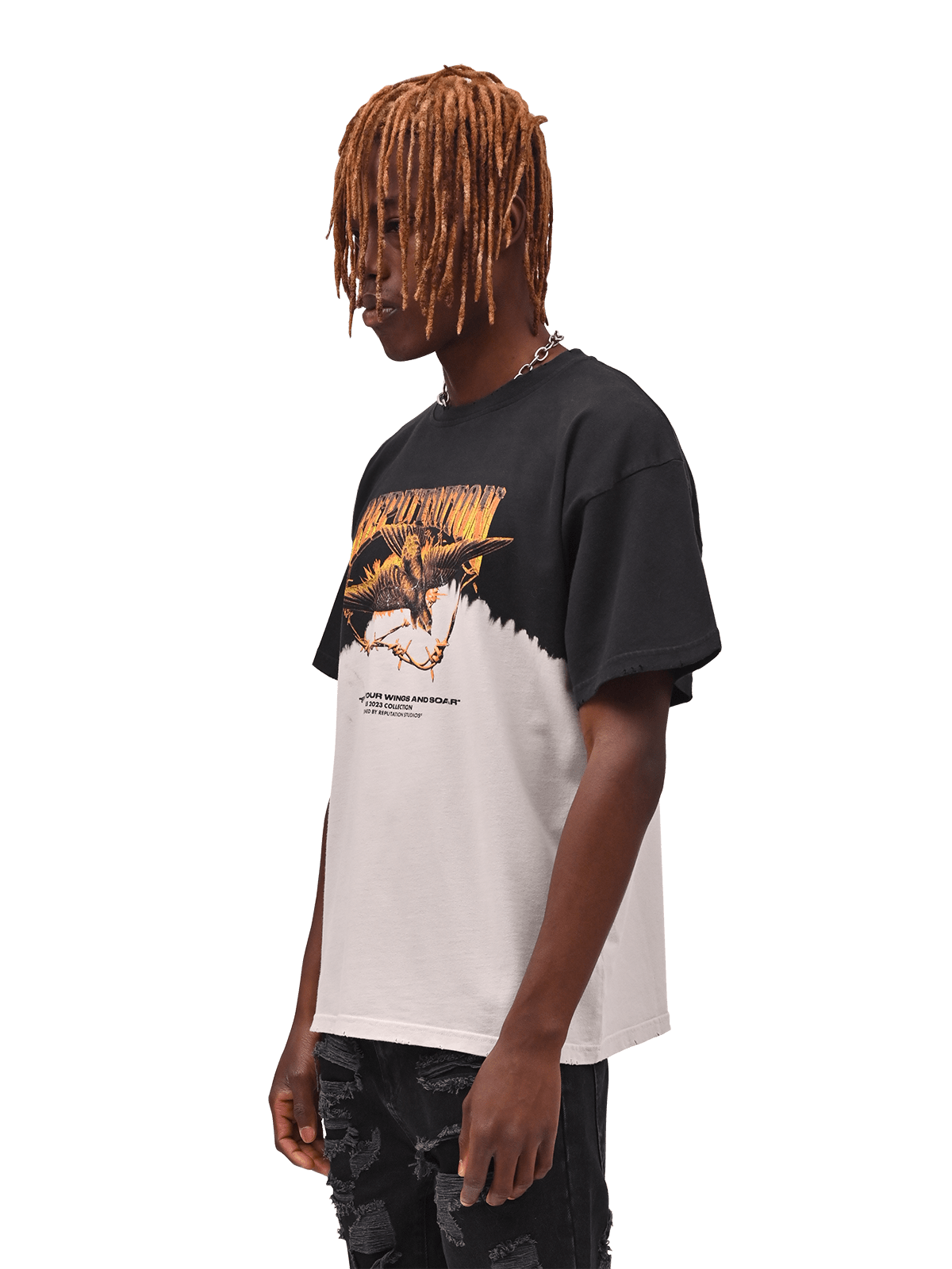 Vintage Dip Dye Tee - Spread your Wings