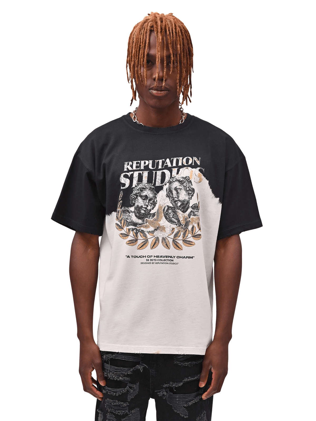 Vintage Dip Dye Tee - Heavenly Charm