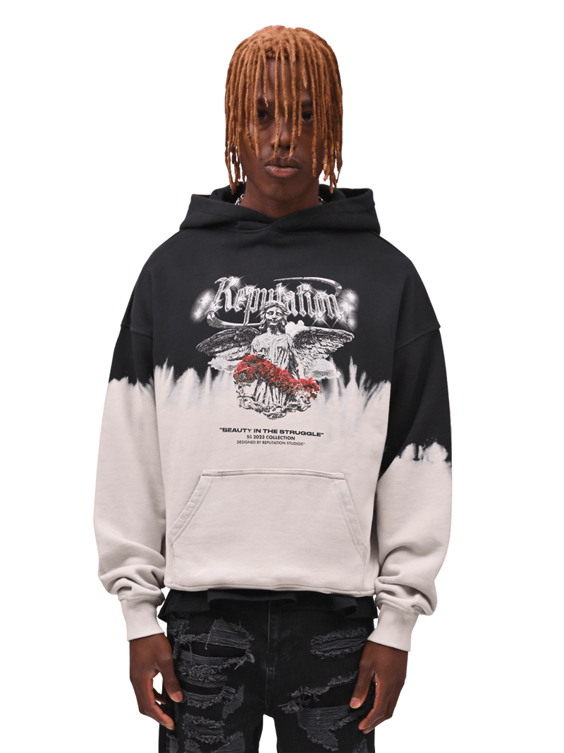 Vintage Dip Dye Hoodie - Beauty in the Struggle