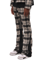 Mohair Flare Sweatpants - Black