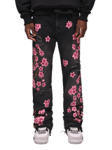 Sakura Flare Denim - Black