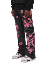 Sakura Flare Denim - Black
