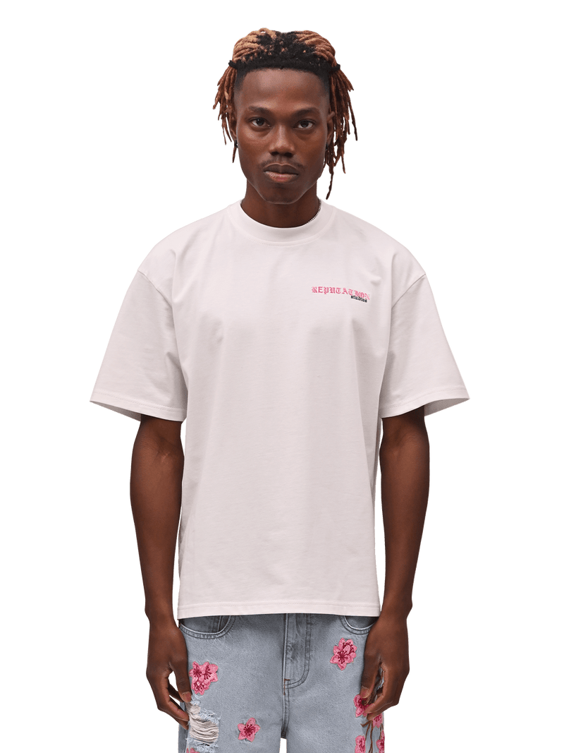 Sakura Graphic Tee Off White Reputation Studios