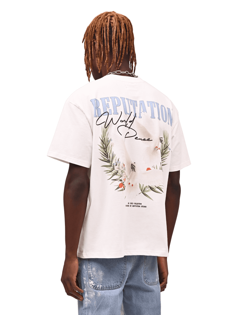 World Peace Graphic Tee - Off White