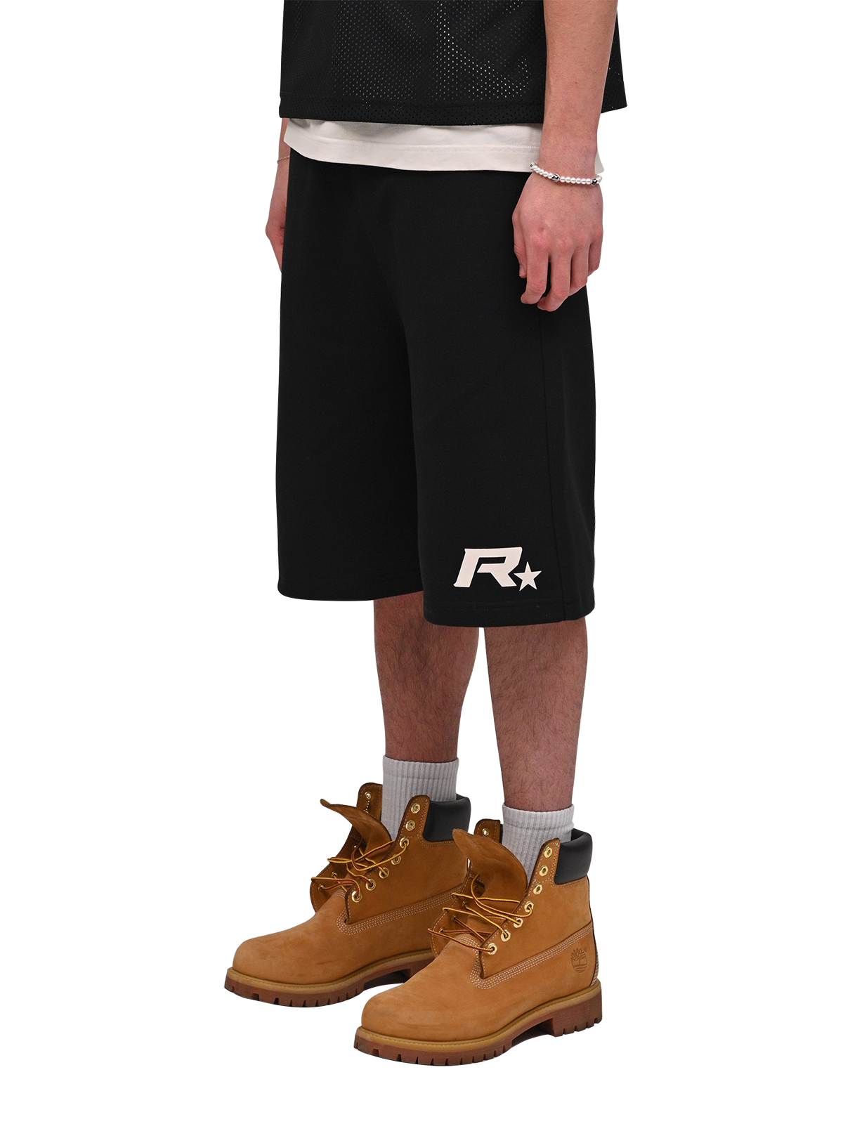 Baggy Jersey Shorts - Black
