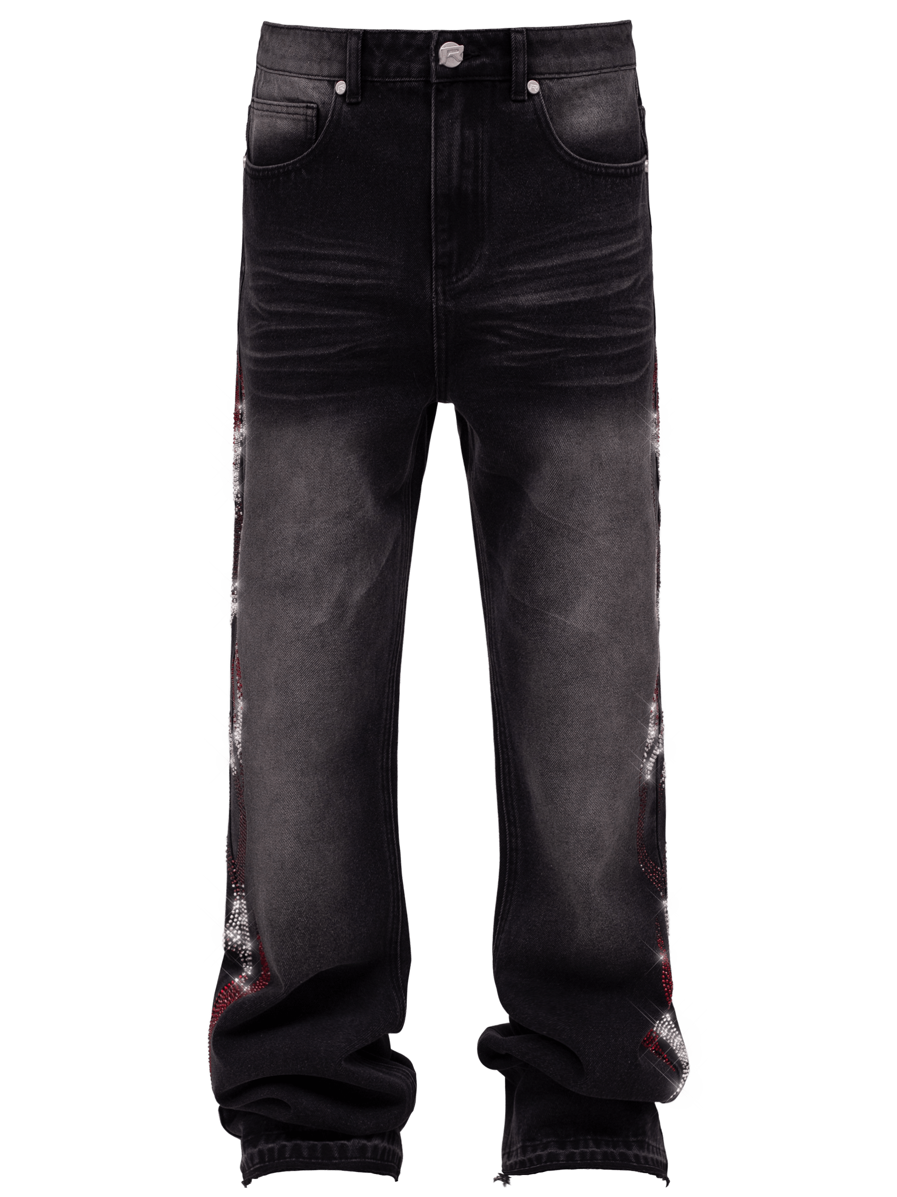 Viper Flames Denim - Black