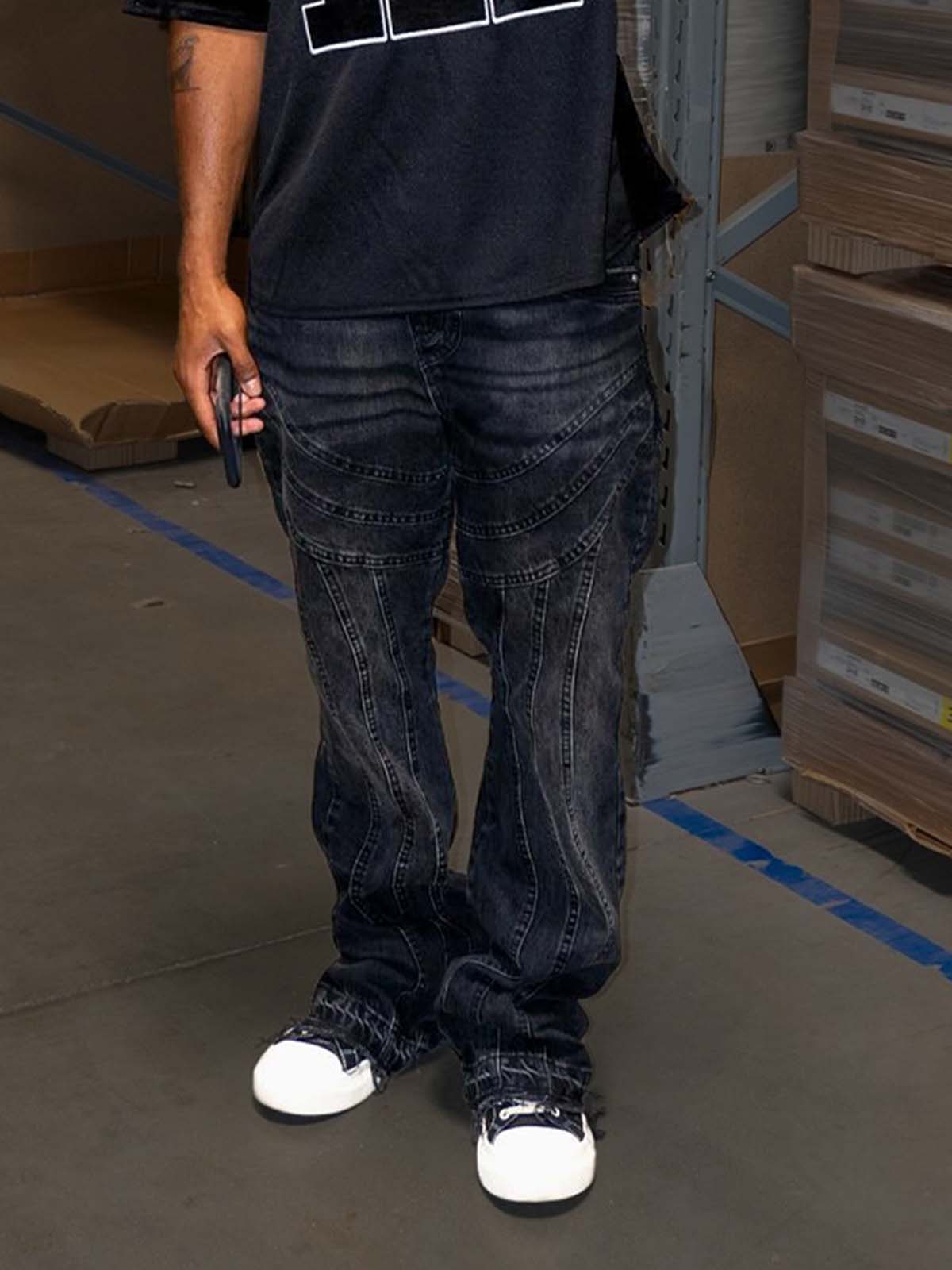 Wave Stitch Denim