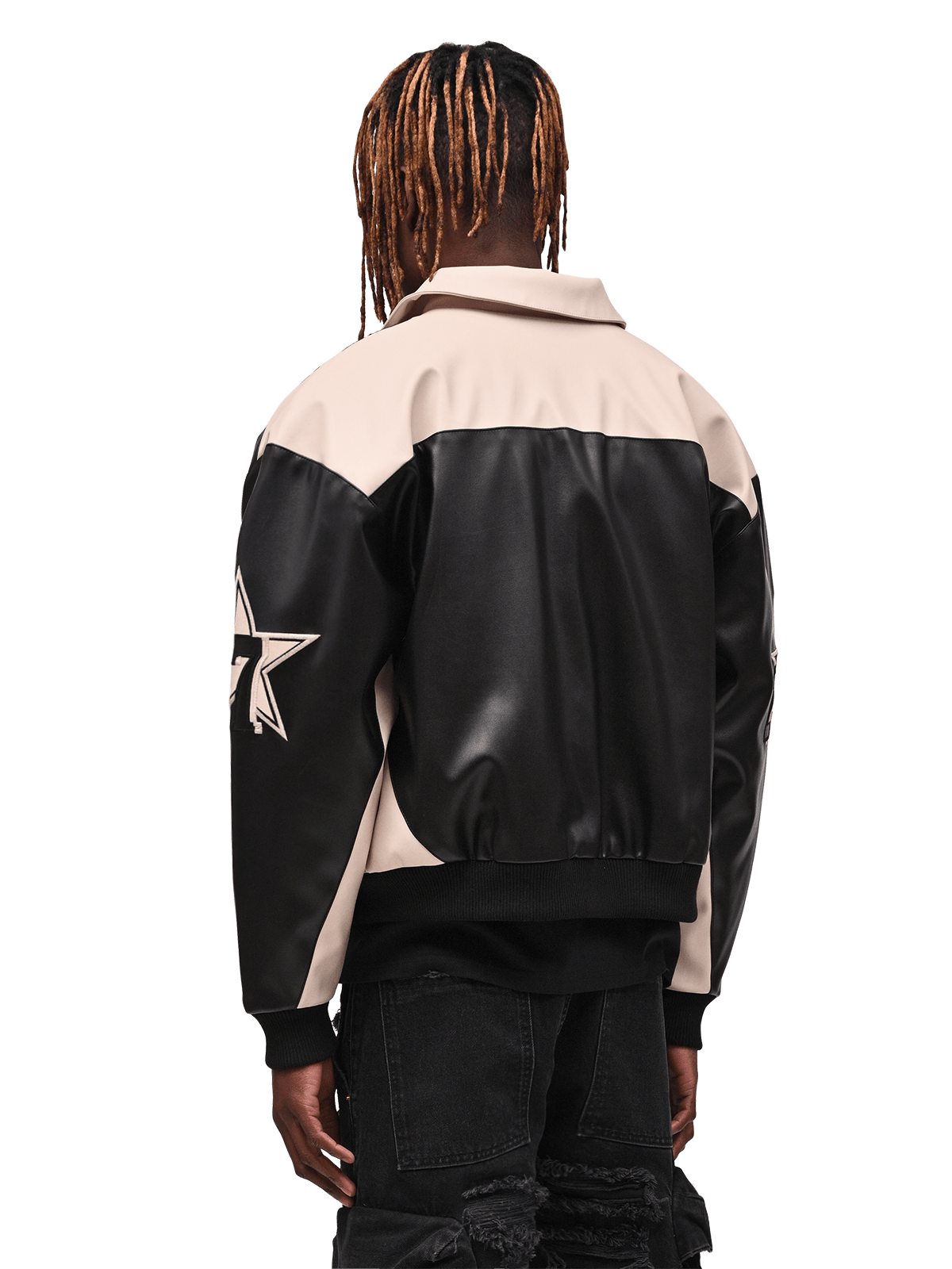 Racing Leather Jacket - Black