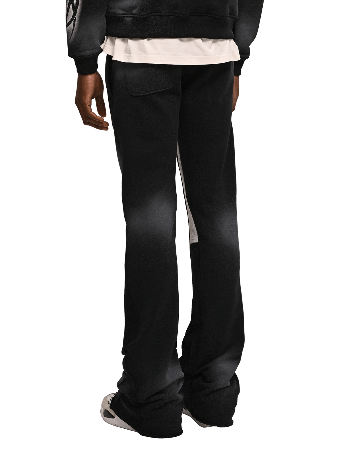 Tribal Flare Sweatpants - Black