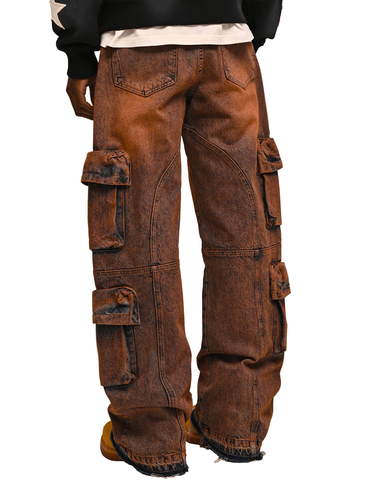 Baggy Cargo Denim - Blood Diamond
