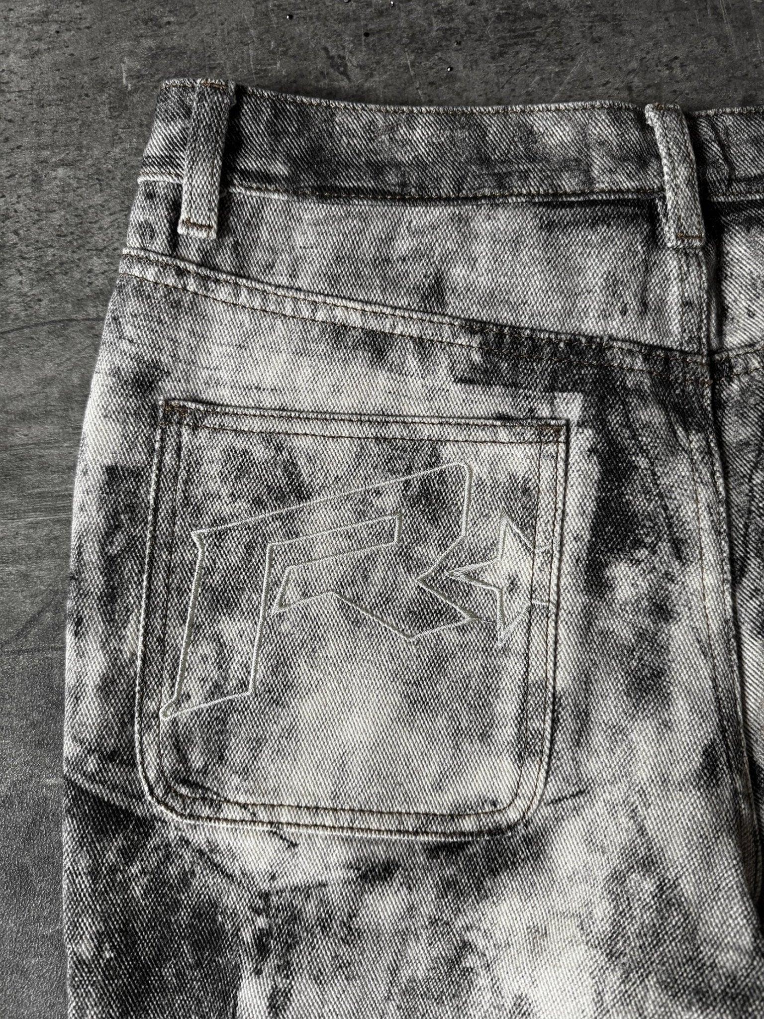 Acid Rinse Flare Denim - Reputation Studios