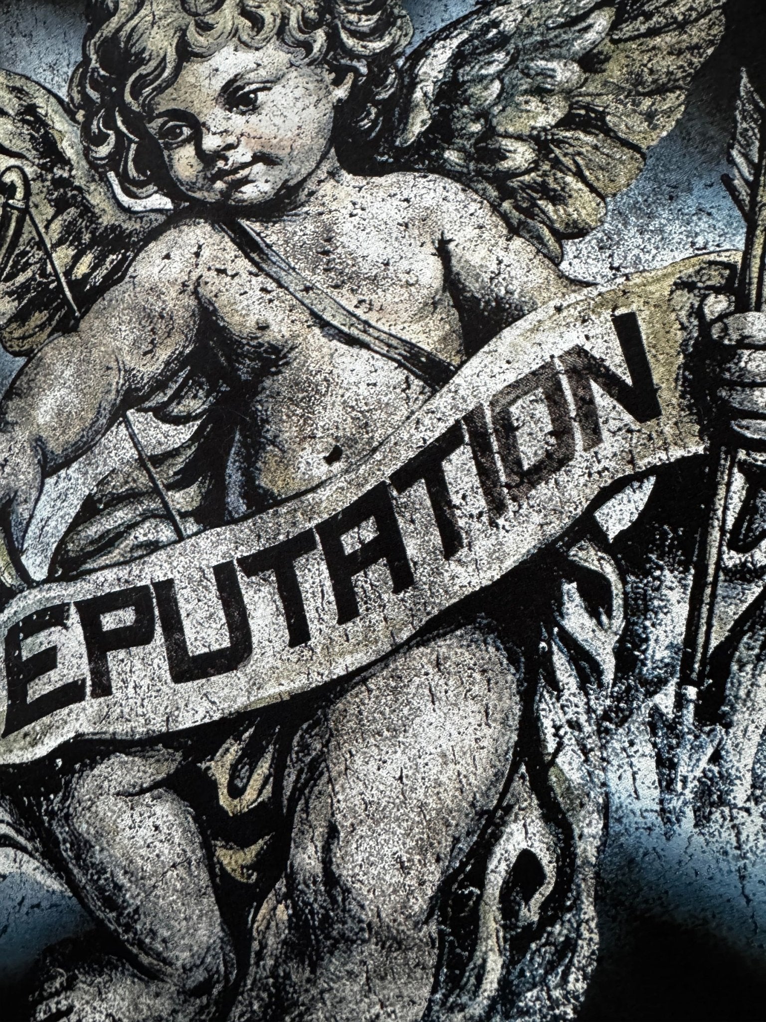 Angel Tee - Black - Reputation Studios