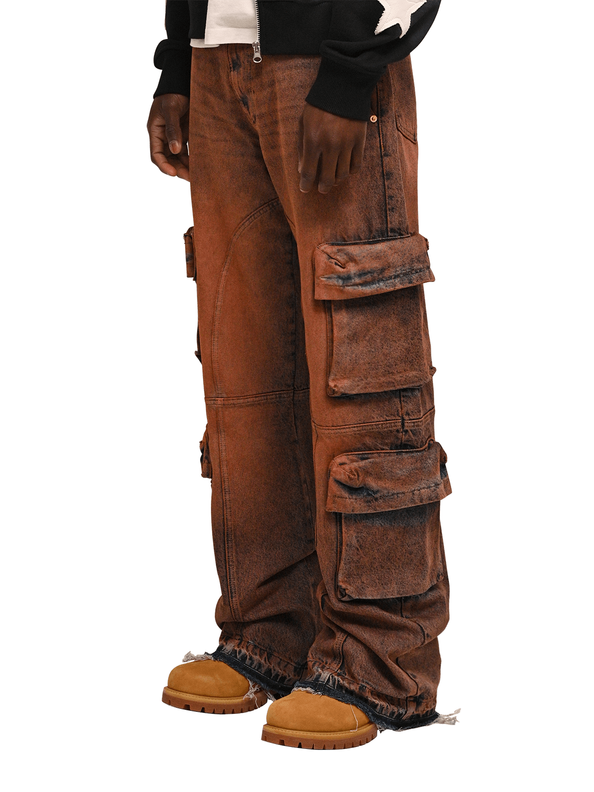 Baggy Cargo Denim - Blood Diamond - Reputation Studios