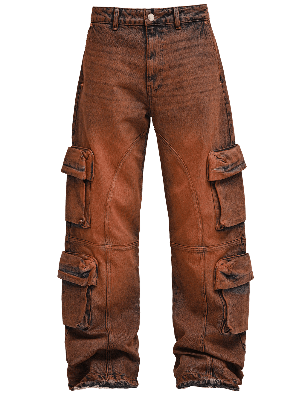 Baggy Cargo Denim - Blood Diamond