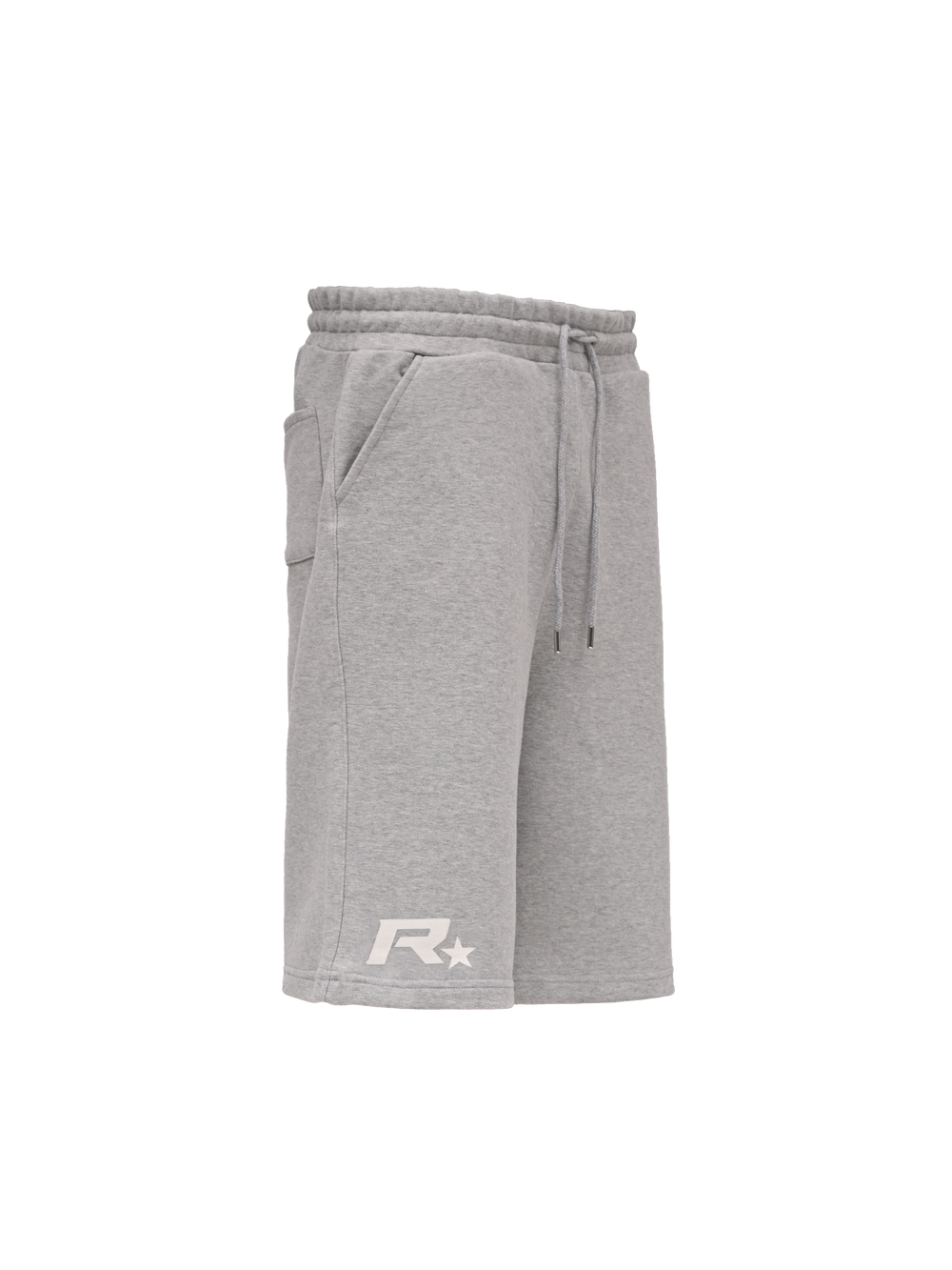 Baggy Jersey Shorts - Heather Grey