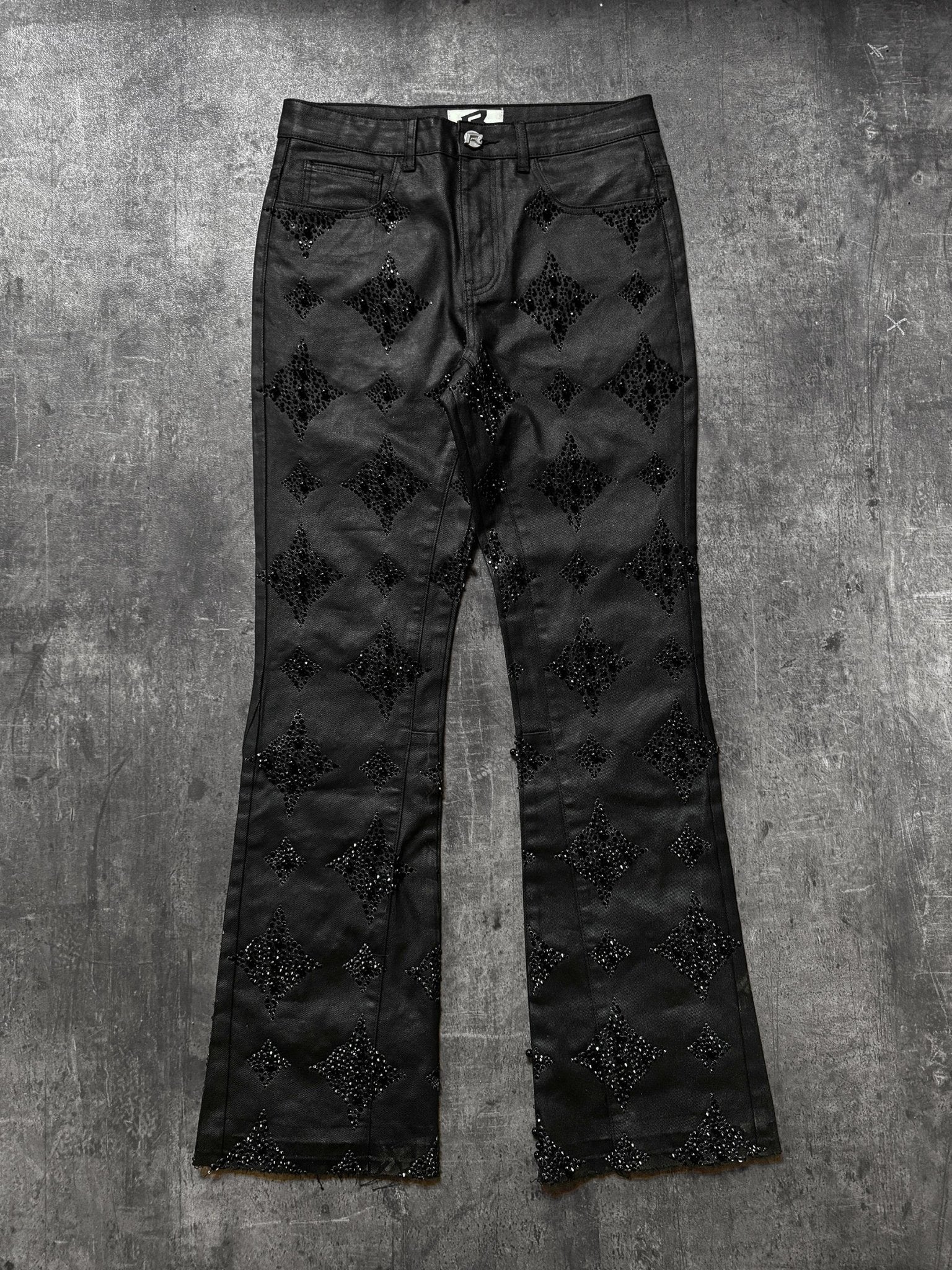Black Wax Embellish Denim - Reputation Studios