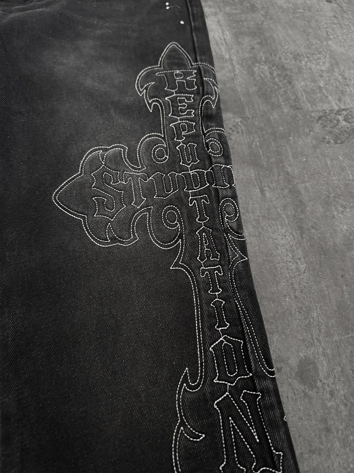Cross Denim - Black - Reputation Studios