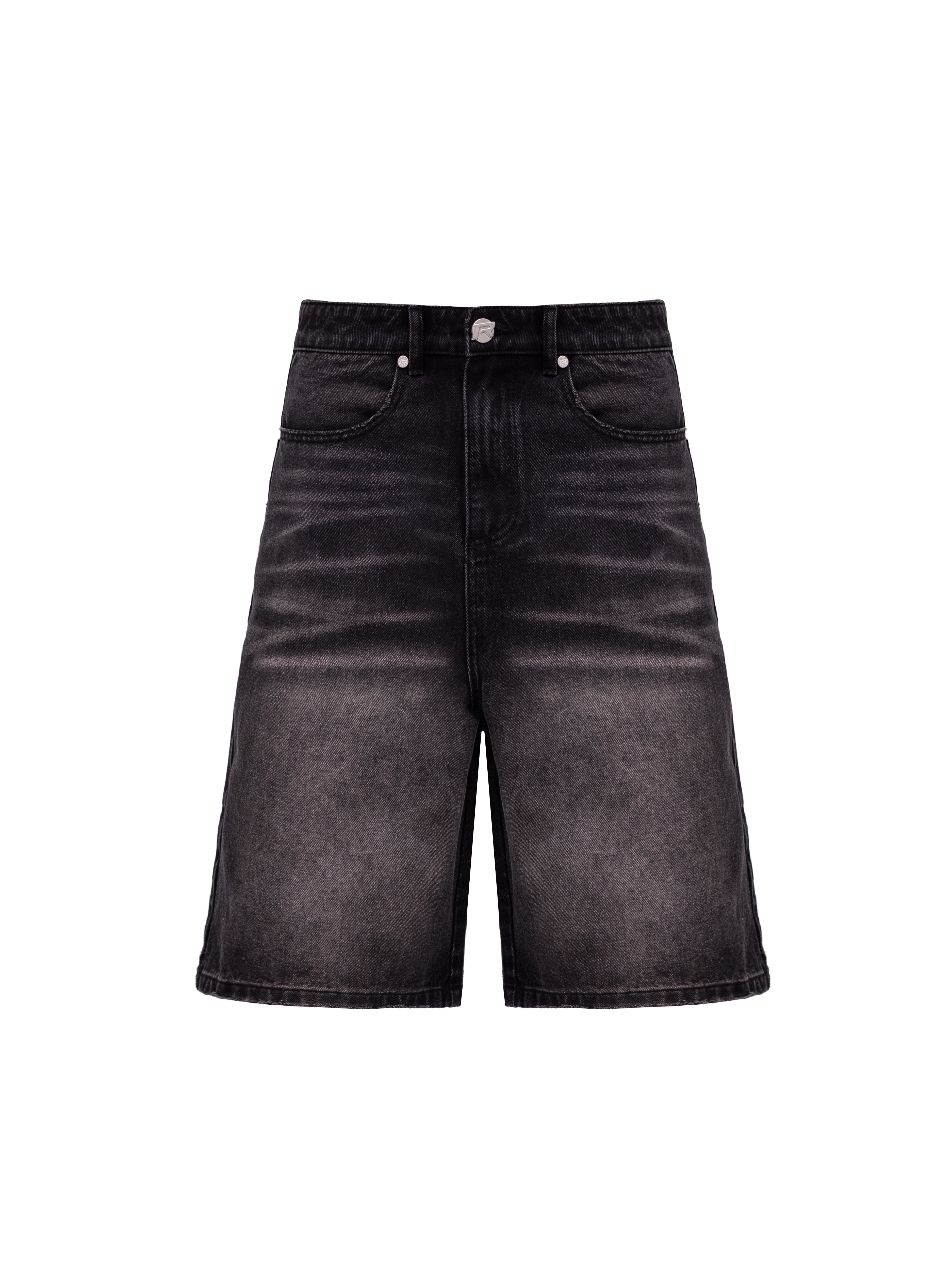 Denim Jorts - Black