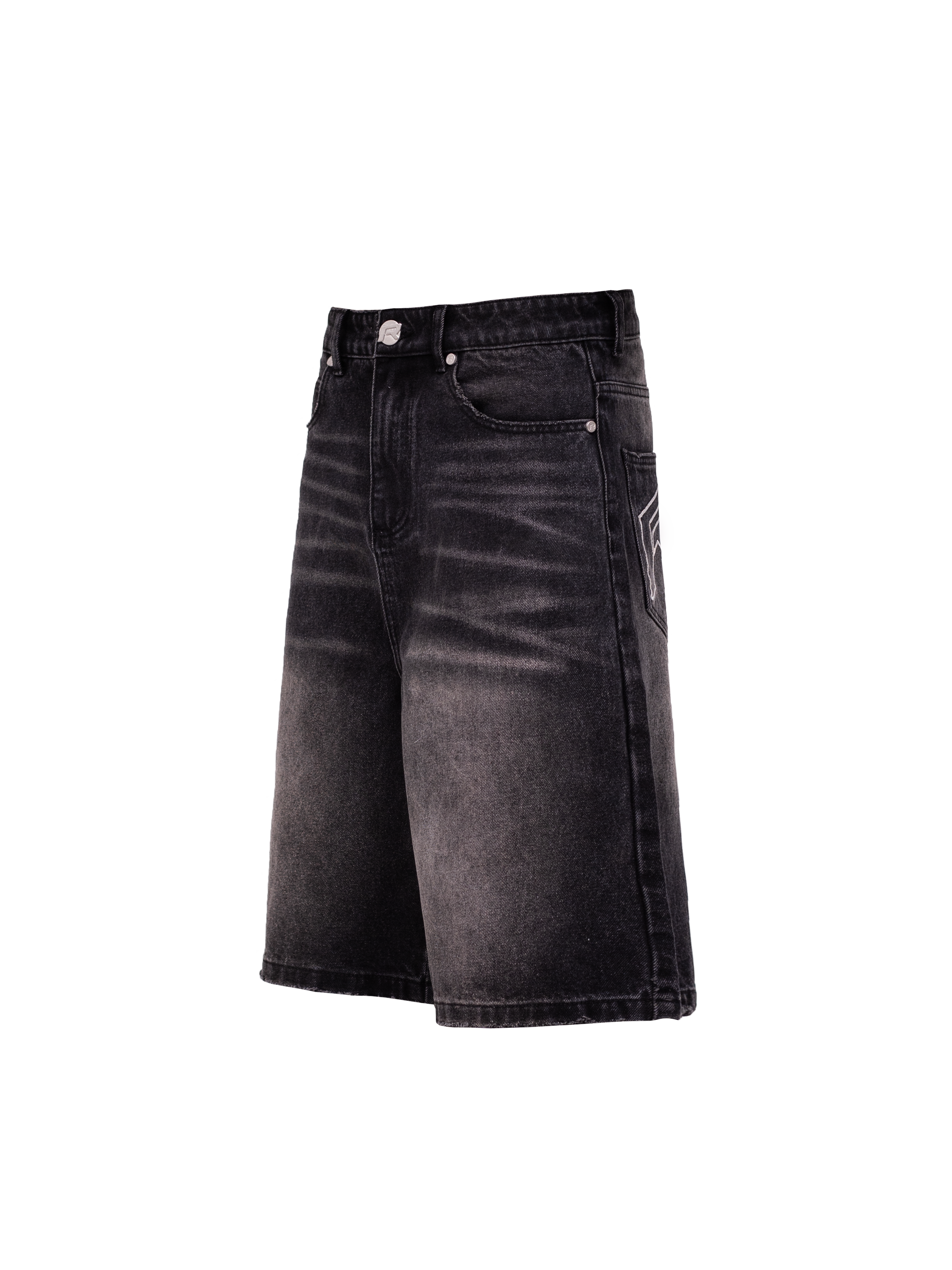 Denim Jorts - Black