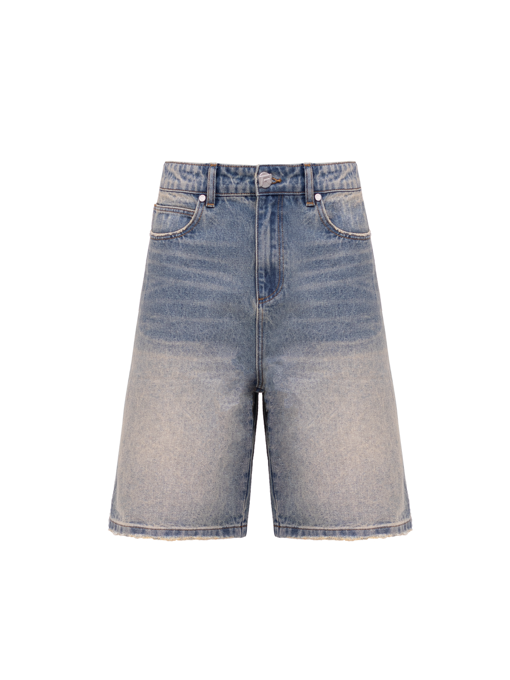 Denim Jorts - Cream Wash