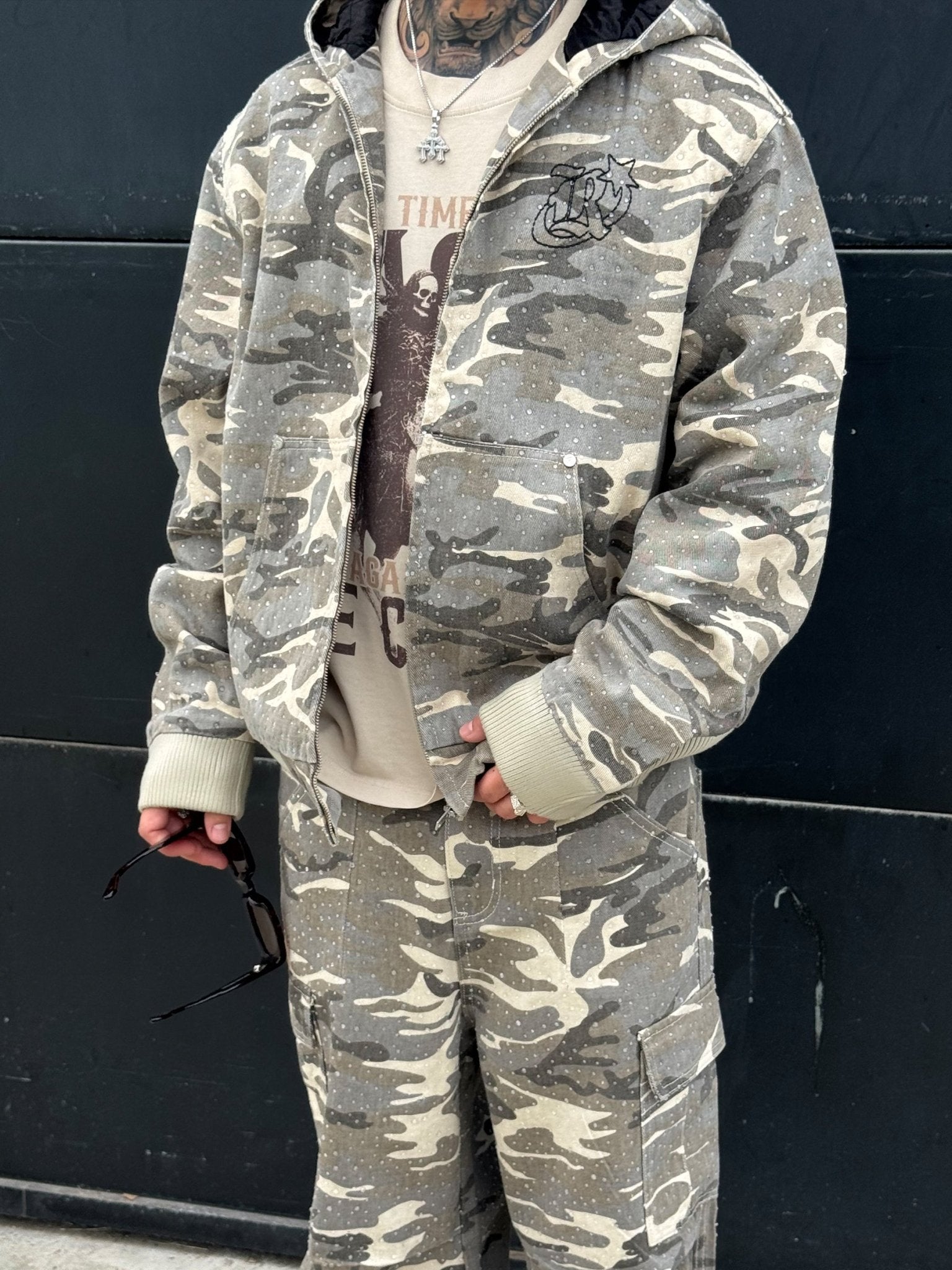 Diamond Camo Jacket - Desert - Reputation Studios