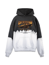 Vintage Dip Dye Hoodie - Spread Your Wings